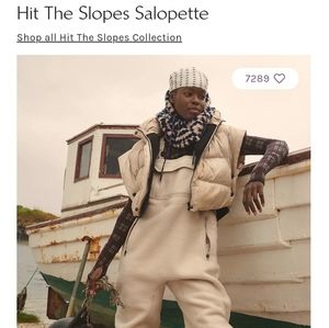 ISO Free People Hit The Slopes Salopette in Muted Beige or similar color. Size S